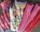 Härliga raggsockor baby mönster i olika färger och stickningar. Perfekta för små fötter!